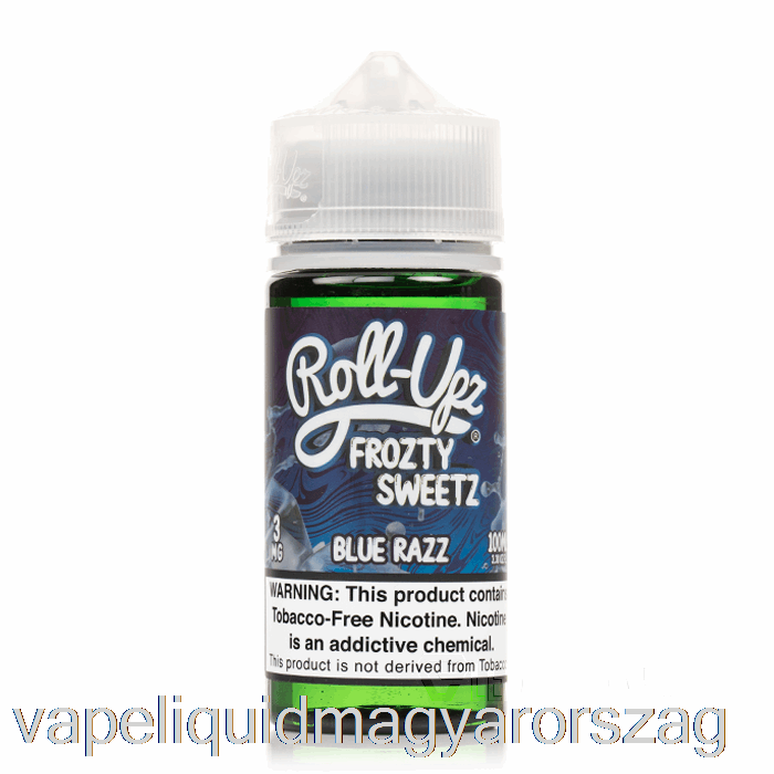 Kék Málna Jég - Juice Roll-upz E-liquid - 100ml 6mg Vape Toll